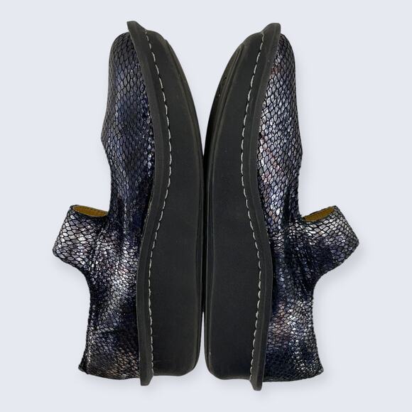 Alegria Paloma 717 Pewter Charmer Leather Silver Comfort Mary Jane 38 8 - 8.5 - Picture 5 of 11